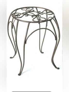 Wrought Iron Plant Stands/ Accent Stools